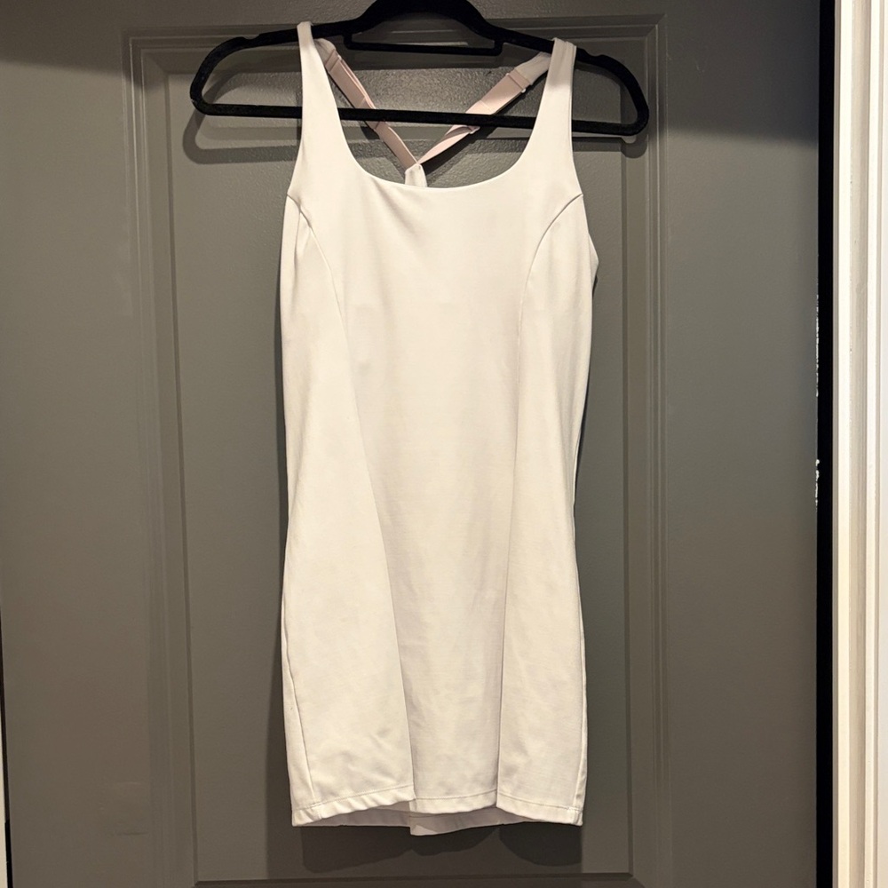 Victoria's Secret White Athletic Dress with Bodysuit Underneath